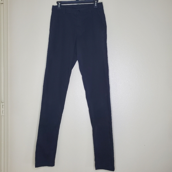 Lululemon Commission Pant Slim 28 Tall Warpstreme‎ LM5466T Black Chino